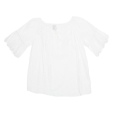 ZEBRA Womens Top White XS