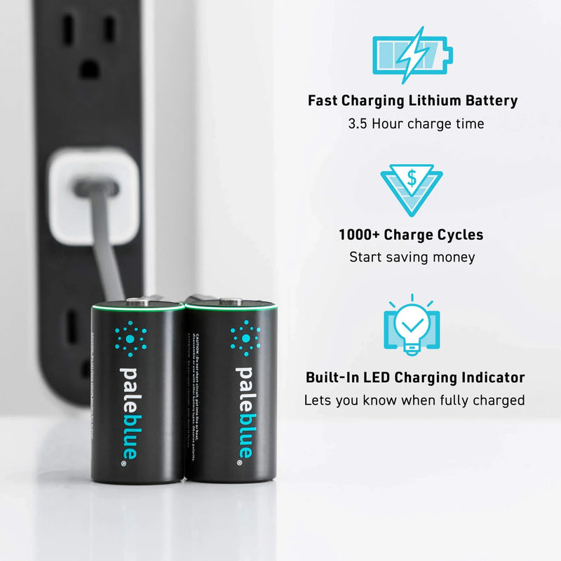 C Rechargeable Batteries with USB-C