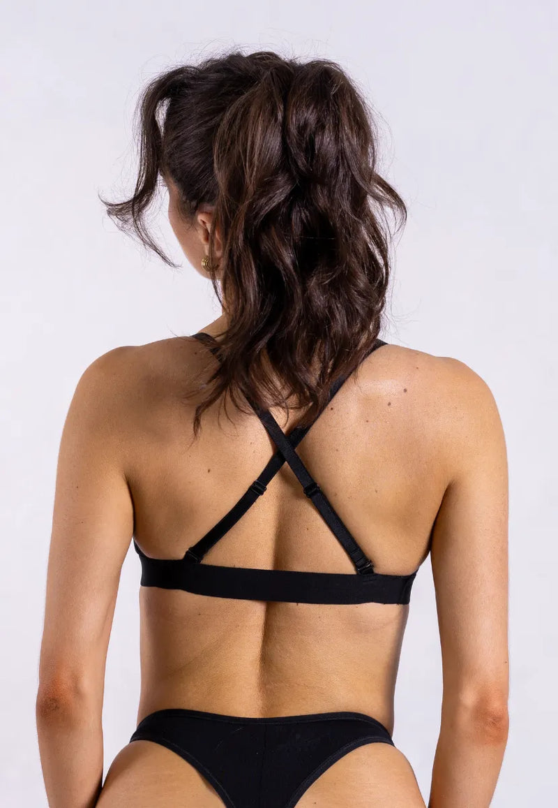 Wireless triangle bra 