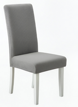 Anyseat Grey Waterproof Chair Cover – Corn Kernel Pattern Stretch Slipcover for Dining Room