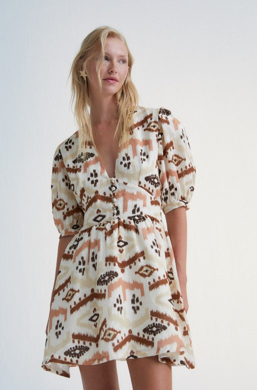 Women linen dresses - women mini dress