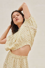 Organic cotton women maxi skirt