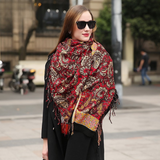 Anyyou 100% Pure Merino Wool Brown Poncho for Women Winter Large Scarf Pashmina Shawl Bandana Neck Wrap