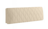 Anycozy Headboard Cover Beige Zigzag Pattern Super Soft Smooth Quilted Velvet Bed Back Dust Protector Cover 170x70cm