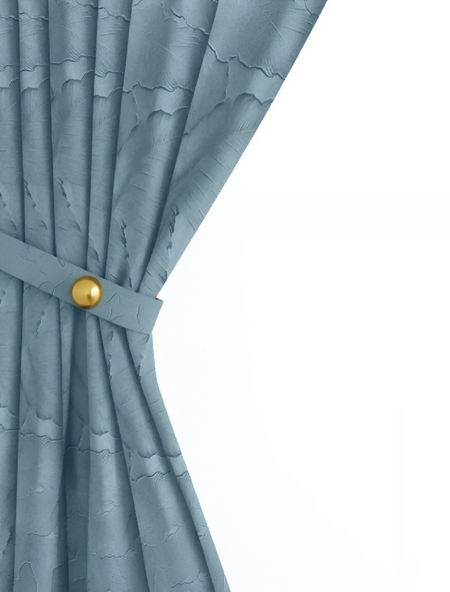 Anydrape Blue Curtains – Elegant Decorative Window Drapes for Living Room, Bedroom & Home Décor