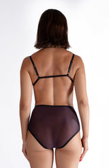 Lustrous Sheer Micro Triangle Bra