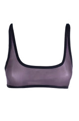 Lustrous Sheer Scoop Bralette