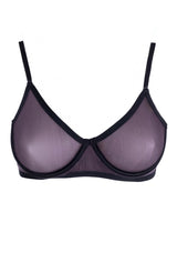 Lustrous Sheer Full Coverage Underwire Bra