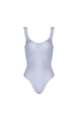 Lustrous Silky Sheer Tank Bodysuit