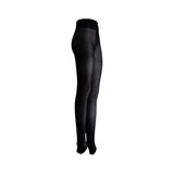 LECHERY® LUSTROUS SILKY SHINY 40 DENIER STIRRUP TIGHTS • BLACK