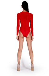 Lustrous Silky Sheer Bodysuit