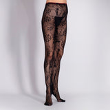 Floral Net Tights