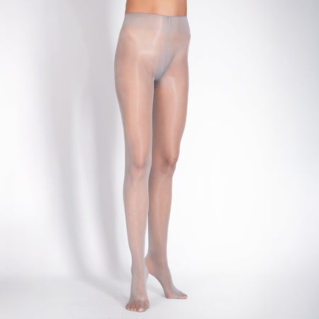 LECHERY® LUSTROUS SILKY SHINY 20 DENIER PANTYHOSE • GREY