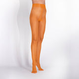 LECHERY® LUSTROUS SILKY SHINY 40 DENIER SEMI-OPAQUE PANTYHOSE TIGHTS • ORANGE