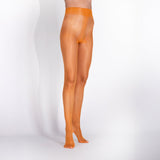 LECHERY® LUSTROUS SILKY SHINY 20 DENIER SHEER PANTYHOSE TIGHTS • ORANGE
