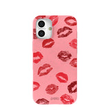 Bubblegum Pink XOXO iPhone 16 Plus Case