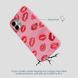 Bubblegum Pink XOXO iPhone 16 Plus Case