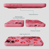 Bubblegum Pink XOXO iPhone 16 Plus Case