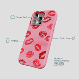 Bubblegum Pink XOXO iPhone 16 Pro Case