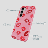 Bubblegum Pink XOXO Samsung Galaxy S25 Case