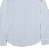 LEVI'S Mens Shirt Blue 90s Striped Long Sleeve S