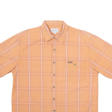 CARHARTT Mens Shirt Orange Check M