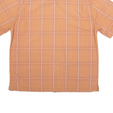 CARHARTT Mens Shirt Orange Check M