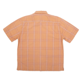 CARHARTT Mens Shirt Orange Check M