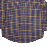 NAUTICA Mens Shirt Blue Check Long Sleeve 2XL