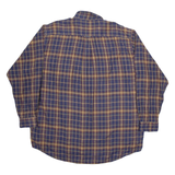 NAUTICA Mens Shirt Blue Check Long Sleeve 2XL