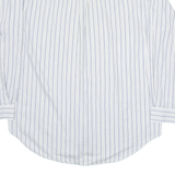 NAUTICA Mens Shirt White Striped Long Sleeve L