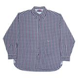TOMMY HILFIGER Mens Shirt Blue Check Long Sleeve XL