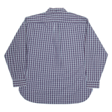 TOMMY HILFIGER Mens Shirt Blue Check Long Sleeve XL
