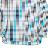 TOMMY HILFIGER Mens Shirt Blue Check Long Sleeve L