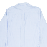 TOMMY HILFIGER Mens Shirt Blue Striped Long Sleeve M