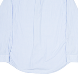 TOMMY HILFIGER Mens Shirt Blue Striped Long Sleeve M