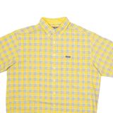 CHAPS RALPH LAUREN Mens Shirt Yellow Check XL