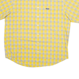 CHAPS RALPH LAUREN Mens Shirt Yellow Check XL