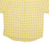 CHAPS RALPH LAUREN Mens Shirt Yellow Check XL