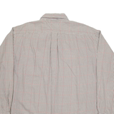 TOMMY HILFIGER Mens Shirt Brown Check Long Sleeve XL