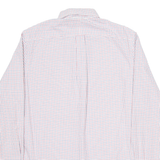 RALPH LAUREN Mens Shirt White Check Long Sleeve M