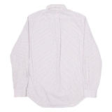 RALPH LAUREN Mens Shirt White Check Long Sleeve M