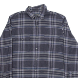 POLO RALPH LAUREN Mens Shirt Grey Check Long Sleeve M