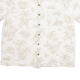 SIDEOUT Mens Hawaiian Shirt Grey Floral XL