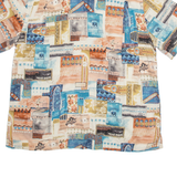 BATIK BAY Mens Shirt Pink Geometric XL