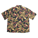 REUNION Mens Shirt Brown Floral L