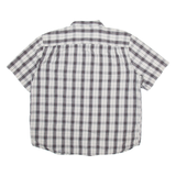 CARHARTT Mens Shirt White Check 2XL