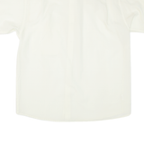 CHELSY Mens Plain Shirt Yellow 90s L