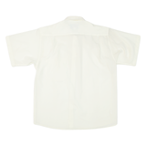 CHELSY Mens Plain Shirt Yellow 90s L