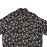 COVINGTON Mens Shirt Black Floral XL